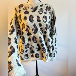 Workshop Leopard Printed Sweater